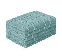 Jonikuper Juego de 5 paños de cocina de microfibra, suaves y absorbentes, de secado rápido, lavables a máquina, 30 x 30 cm, trapos para cocina, baño o polvo (verde y verde)