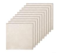 Jonikuper Juego de 6/8/10 estopillas de algodón reutilizables, 50 x 50 cm, tela de muselina de tejido fino para colar yogur, caldos, vino casero y cocinar (10 hojas (50 x 50 cm)