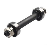 Jonikuper Juego de ejes huecos de 108 mm, delantero y 145 mm, acero trasero con rodamientos y palanca de liberación rápida para bicicleta de montaña para repuesto de cubo de rueda (delantero)