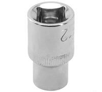 Jonikuper Juego de llaves de vaso de 1/2 pulgada tipo E para herramientas de cabeza Torx, compatible con mango de trinquete, E10-E24, juego de llaves métricas de 8 piezas (E12)
