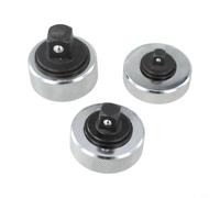 Jonikuper Juego de llaves de vaso de trinquete de palma de 3 piezas con tamaños de unidad de 1/10.2 cm, 3/20.3 cm y 1/5.1 cm - Diseño reversible de rueda de pulgar para espacios reducidos