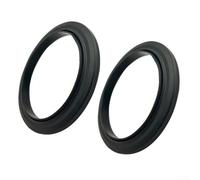 Jonikuper Junta de cabezal de preparación de silicona para cafetera NJ ES601, sello de repuesto para anillo compatible con NJ ES601, 51 mm x 66 mm x 6 mm, negro, 1 o 2 piezas (2 unidades)