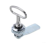 Jonikuper Kit de cerradura de leva y llave para medidor de gas, cerradura de seguridad de hierro fundido a presión para puertas de medidor de gas y eléctrico, cajas de gabinete y pestillos de 7 mm de