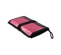 Jonikuper Libro de notas húmedas para buceo con papel de recambio impermeable de 50 páginas, 2 pizarras y bolsillos de almacenamiento para escribir bajo el agua (rojo rosa)