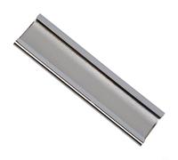 Jonikuper Lijadora de punta de taco de billar, acero inoxidable, herramienta para pulir y dar forma a las puntas de los tacos, 10 cm x 3 cm, color plateado