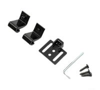 Jonikuper Mecanismo de cierre suave para puerta corredera de granero, amortiguador de agujeros con kit de fácil instalación, compatible con puertas de 88 a 132 libras, paquete de 2 (SKU)