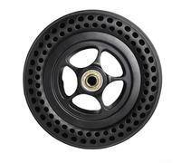 Jonikuper Neumático de goma sólida de 6 x 4 pulgadas con cubo de rueda para reemplazo de scooter eléctrico y silla de ruedas, 150 mm x 33 mm, rodamiento de 8 mm, color negro