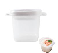 Jonikuper Olla arrocera portátil para microondas con sistema de circulación de vapor, material PP apto para lavavajillas, diseño compacto de 16 x 11 x 9 cm para el hogar, oficina (sku)