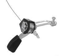 Jonikuper Palancas de cambio de pulgar de velocidad de 3 x 6/3 x 7 para bicicleta de montaña, carretera para bicicleta y plegables, desviador de aleación de aluminio con cables de acero inoxidable