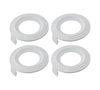 Jonikuper Paquete de 4 cubiertas de carrete de recortadora de cuerda, juego de tapas de repuesto, compatible con FSE52 FSA57 FSA30 C 3-2, accesorio de herramienta de jardín de cabeza de rosca