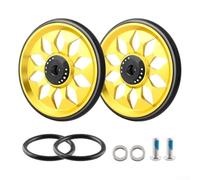 Jonikuper Para CNC de aleación de aluminio plegable para ruedas fáciles, ruedas de entrenamiento ligeras de alta resistencia para plegar para bicicleta, especificaciones de instalación de tornillos M6