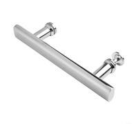 Jonikuper Perillas contemporáneas de acero inoxidable para puerta de ducha de 220 mm para centros de agujeros de 145 mm para instalaciones de ducha