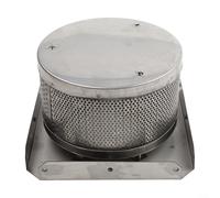 Jonikuper Piezas de repuesto para calentador de patio al aire libre, kit de montaje de base de pantalla emisora de acero inoxidable con agujeros de montaje de 7 x 5.2 pulgadas (10 cm)
