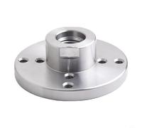 Jonikuper Placa frontal de torno de madera para husillos de rosca de 1 pulgada a 8TPI - Adaptador de portabrocas de brida de acero resistente, mecanizado para un giro suave en taller y carpintería de