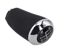 Jonikuper Pomo de palanca de cambios de cuero de 5/6 velocidades compatible con 3 BL, 5 para CR CW, 6 II GH, CX-7 ER y para modelos MX-5 III, color negro (6 velocidades)