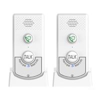 Jonikuper Sistema de intercomunicación inalámbrico, comunicación de voz bidireccional con alcance de 1 km, diseño impermeable para seguridad doméstica y comercial, compatible con timbre (SKU)