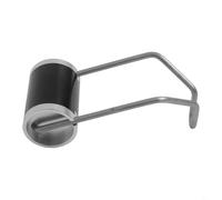 Jonikuper Soporte de luz frontal de aleación de aluminio para plegable, color negro o rojo, para una fácil instalación en el marco delantero, 85,5 x 38 mm (blanco y negro)