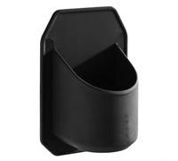 Jonikuper Soporte portátil para bebidas de ducha para botellas de vino y cerveza, accesorio de baño montado en la pared con fuerte, se adapta a 5.51 x 3.94 x 2.76 (negro)