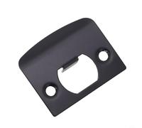 Jonikuper Tablero de botones tipo D de acero inoxidable para cerradura de puerta, placa de golpe de labios con esquinas redondas de radio, placa de refuerzo para muebles y armarios (cobre)