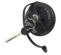 Jonikuper Tapón de depósito de combustible de bloqueo para Fiat Ducato Boxer Relay modelos 2006-actuales, conjunto de tapa de gas de repuesto con llaves dobles OEM 71802900 negro