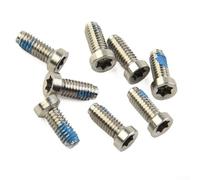 Jonikuper Tornillos de manivela de 12 velocidades para cadena de bicicleta, 8 tornillos de acero inoxidable para QUARQ para Rival AXS Red Series, compatible con llave T20