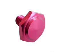 Jonikuper Tuerca de perilla de metal para modelos Daiwa compatible con WA, Steez, Zillion, RYOGA y para carretes de pesca largos Zi, paquete (tuerca roja rosa)