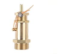 Jonikuper Válvula de alivio de presión de compresor de aire de rosca de 1/2 pulgada, construcción de cobre de latón de 8 a 16 kg para sistemas neumáticos industriales (1/2 (16 kg)