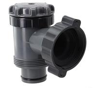 Jonikuper Válvula de émbolo, repuesto de válvula de émbolo de bomba de piscina, diseño de giro fácil, compatible con conexión de manguera de 38 mm para sistema de filtro de piscina sobre el suelo