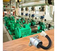 Jonikuper Válvula solenoide de 12 V para excavadoras Kubota, compatible con modelos que utilizan 1503ES-12A5UC5S, 17454-60010 y SA-4569-T, construcción de metal, fácil instalación, servicio industrial