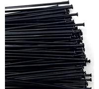 Jonikuper Wing20 Series 14G - Radios redondos y rectos, diseño de alambre plano de acero inoxidable T302 para bicicletas de montaña y carretera de alto rendimiento, paquete de 4 con pezones (ala de