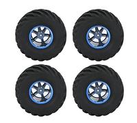 Jonlaki /10 Neumáticos de Coche RC,/10 Neumáticos de Camión, Neumático de Goma para Coche RC, Ruedas de Camión,/10, de Volcán, Exceden 4 Piezas /10 de a Escala y Ruedas de para Volcán, Estampida,