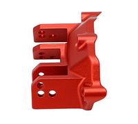 Jonlaki /10 Soporte De Aleación De Aluminio De Montaje De Varilla De La Carcasa del Eje RC para Losi & Hammer Rey RC Cars - Oscuro (Rojo)