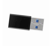 Jonlaki 2 Uds USB 3,0 A Macho A 3. Convertidor Adaptador Hembra Tipo C, Transferencia y Carga Rápida de Datos, (Black)