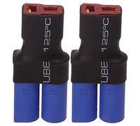 Jonlaki Adaptador T Plug a EC5, Conector Hembra a Macho para Coches RC, Aviones, Barcos, Paquete de 2