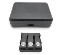 Jonlaki Alineador en V de Fibra óptica con acoplador: Adaptador de Prueba No Alto para Conexiones de Fibra Desnuda