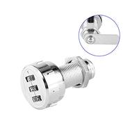 Jonlaki Cerradura Mecánica de 3 Dígitos y 30mm para Armario, Armario, Taquilla, Solución de Seguridad de Aleación de Zinc sin Llave, 2 uds.