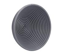 Jonlaki Cesta de Fermentación de Pan lavable: Innovadora Cesta para Hornear Ovalada para Panadería Casera, 25x15x8cm, para Masa Madre y Fermentación de Pan (Redondo gris oscuro 20 * 8cm)
