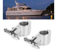 Jonlaki Clip Deslizante de Mandíbula, Mandíbula con Bisagra, Herrajes de Montaje para Barcos, Pasador de Barco, Abrazadera de Leva, Diapositiva de Marina, Acero Inoxidable 2 Piezas Clip Deslizante