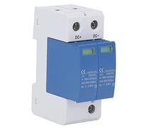 Jonlaki Dispositivo de Protección SPD para Sistemas Fotovoltaicos, Protector de Disyuntor DC1000V 40KA con Carcasa Retardante de Llama, Fácil Instalación, Azul y Blanco 2P (2P)