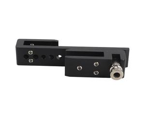 Jonlaki Ducha sin Marco para Vidrio, Cerradura Deslizante de Acero Inoxidable de 8-12 Mm para Uso Doméstico y Hotelero (Negro 10MM)