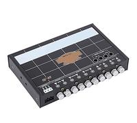 Jonlaki Ecualizador Digital para Automóvil de 7 Bandas para Control de Sonido Mejorado y Restauración de Graves IA-10