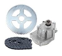 Jonlaki Juego de Cadena de Piñón de Caja de Cambios T8F para Patinete Ty Rod II Kart Bike