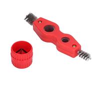 Jonlaki Juego de Limpiador de Tuberías y Escariador para Tubos de cobre: pulido, Cepillo Desbarbador y Herramientas de Extracción Eficientes para Fontanería Profesional