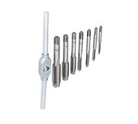 Jonlaki Juego de Llaves Macho M3~ para Máquina, Tapón Roscado Manual y Escariador