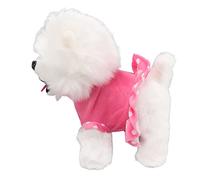 Jonlaki Juguete Electrónico de Peluche para Perros, Cachorro Interactivo Que Canta y Se Balancea con Control Remoto para Niños, Regalo de Cumpleaños (Pink)