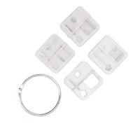 Jonlaki Kit de Hilo de Bordar Acrílico Transparente para Puntadas y Manualidades - 12 Piezas Crafting Essential (30PCS)