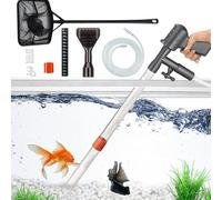 Jonlaki Limpiador de Grava Semiautomático Cambiador de Acuario con Diseño de Sifón y para un Mantenimiento Eficiente de los Peces