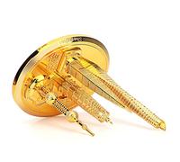 Jonlaki Modelo de la Colección de Edificios de Shanghai: Galvanizado de la Torre de Oriental y el Centro Financiero Global para Decoración del Hogar o la Oficina (Oro-Pequeño)