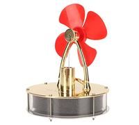 Jonlaki Modelo de Motor Stirling, Juguete Educativo de Poco Ruido y Diseño Rojo para Aprendizaje y Regalos