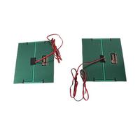 Jonlaki Módulo de Energía de Celda de Panel Solar de Silicio Policristalino, 2 uds., DC5V, 500mA, con Cable de 100cm para Bricolaje e Investigación